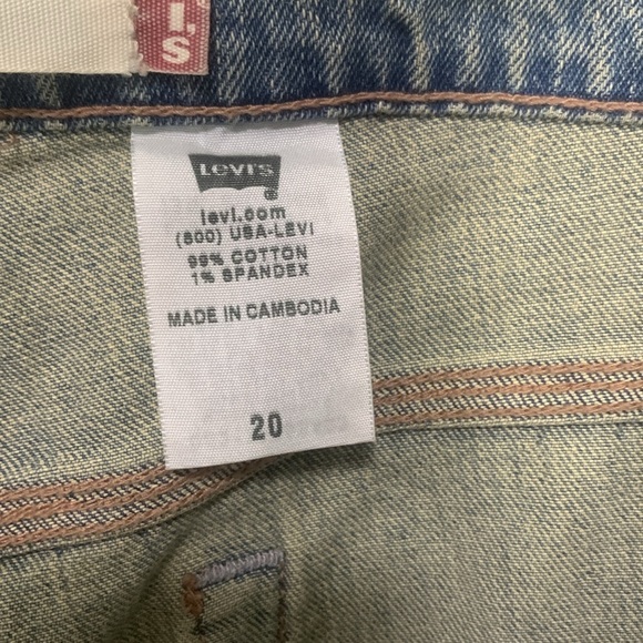 LEVI’S 515 Oversize Vintage Jeans Wide Leg Pants High Rise Distressed Workwear - Picture 10 of 10